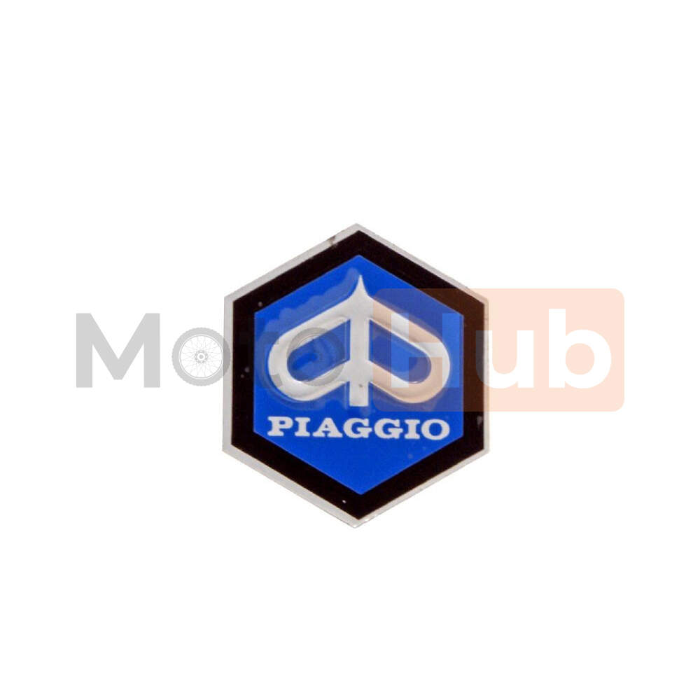 Hexagonal emblem for front shield Piaggio 31mm 149876 Rms