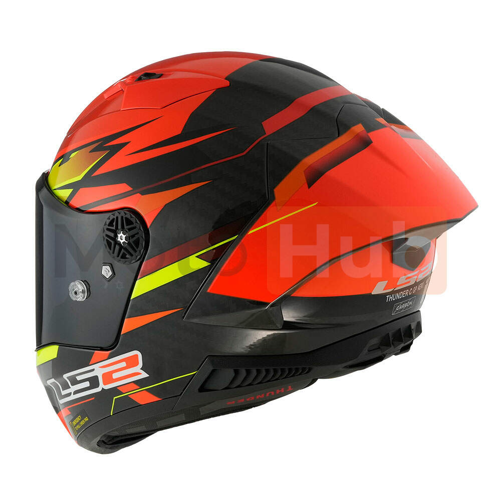 Kaciga ls2 full face ff805 thunder carbon gp aero fire crveno crna l