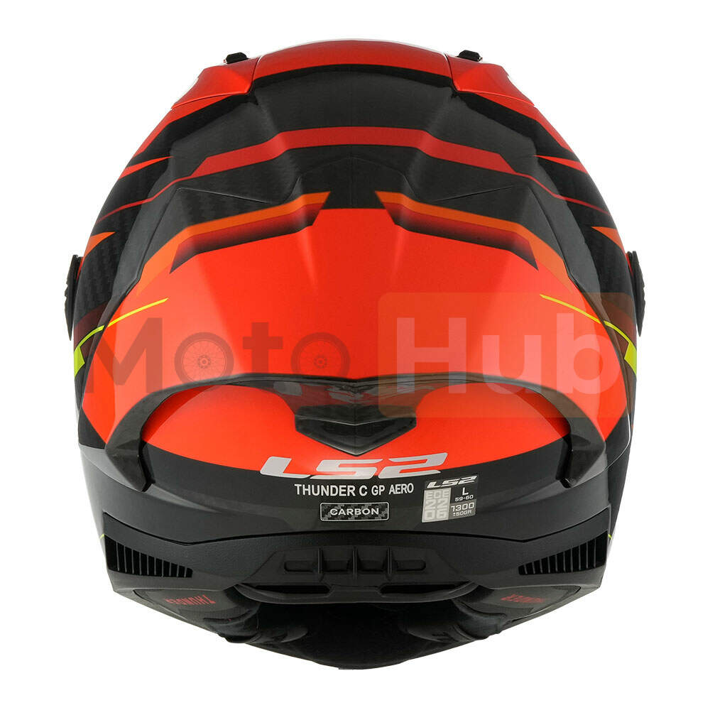 Kaciga ls2 full face ff805 thunder carbon gp aero fire crveno crna l