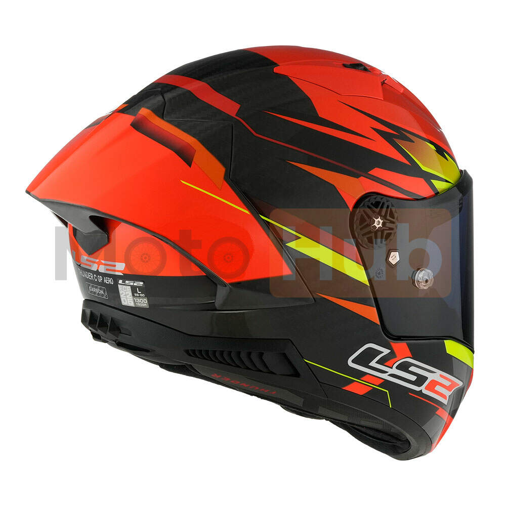 Kaciga ls2 full face ff805 thunder carbon gp aero fire crveno crna l