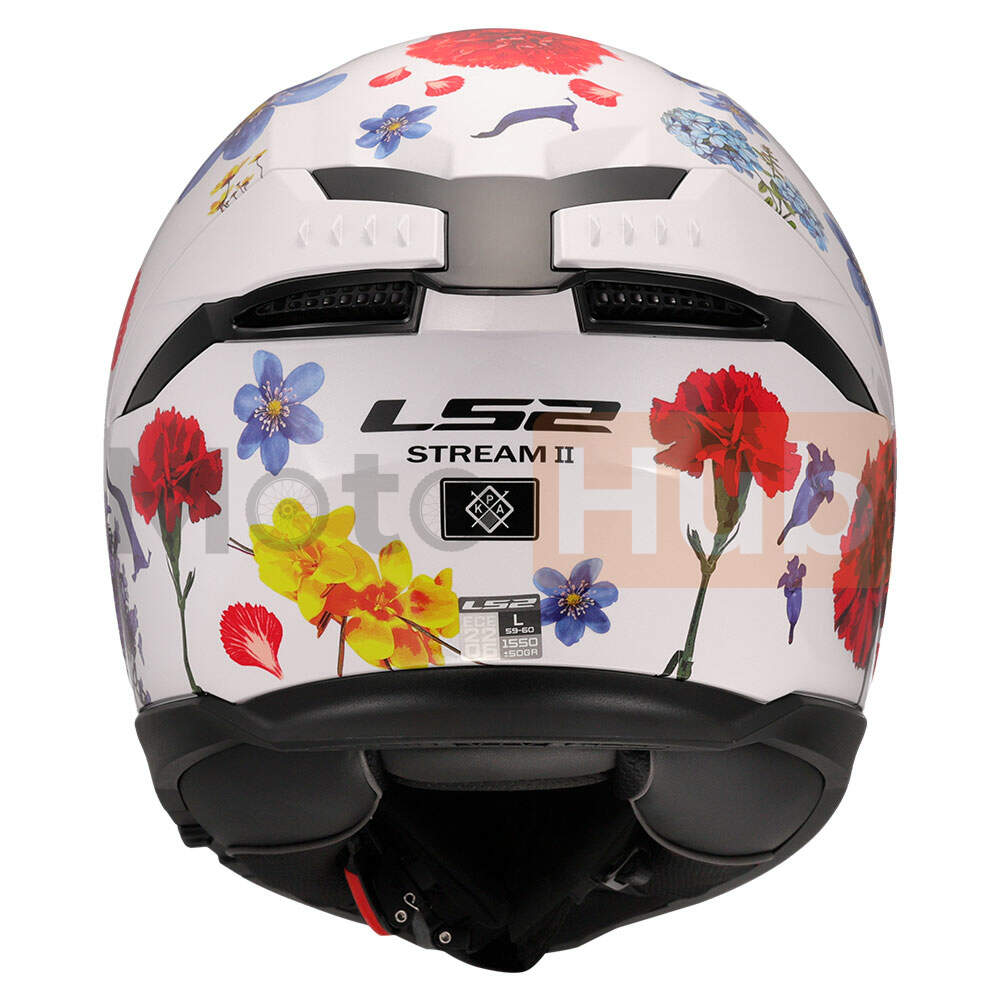 Kaciga ls2 full face ff808 stream ii flowers bela sa naocarima l