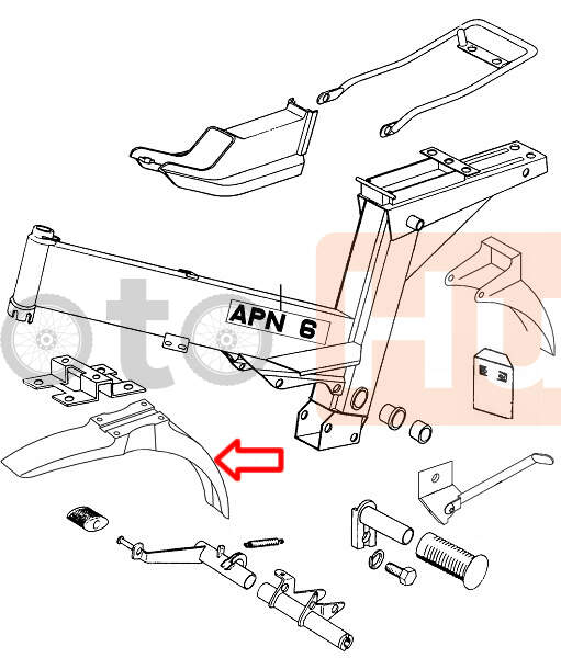 Fender front tomos apn6 new type or