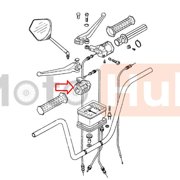 Kuciste leve rucke Tomos Sprint Targa A5 or