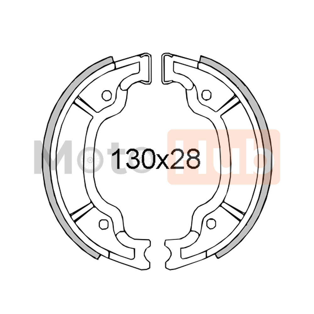 Brake shoes Yamaha Majesty 125 Rms