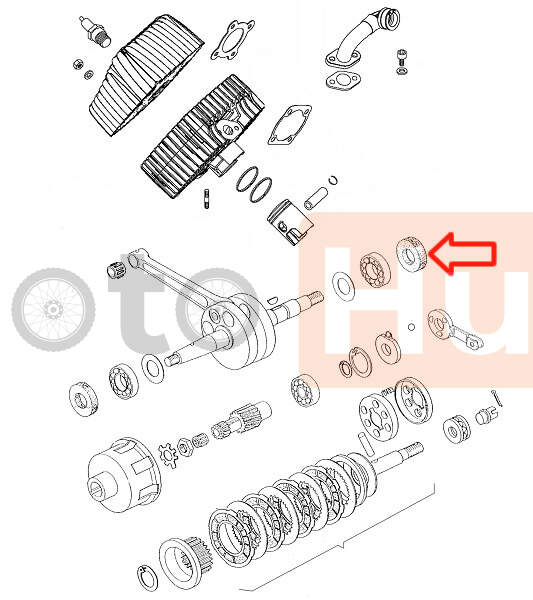 Oil seal 25x35x7 mm huber