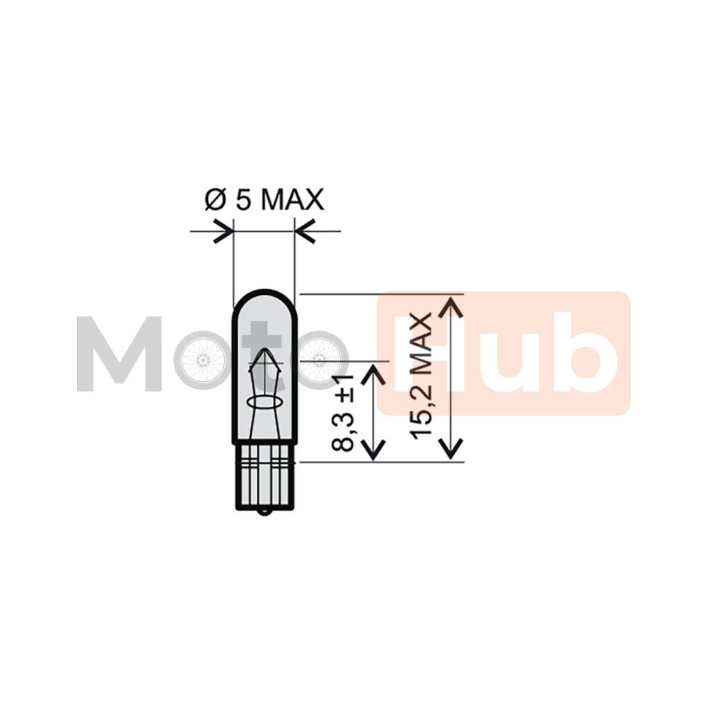 Sijalica 12V 1.2W ubodna RMS