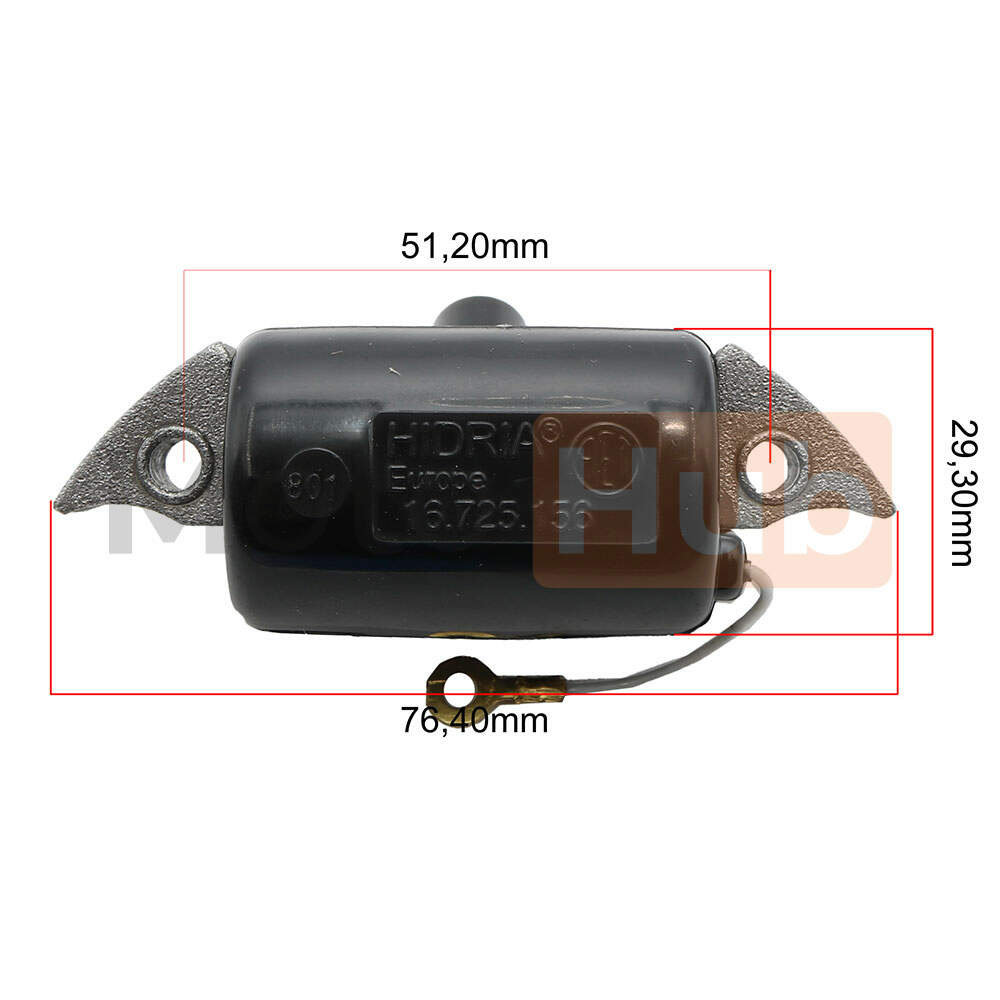 Coil tomos 6v black bosch ignition-iskra or