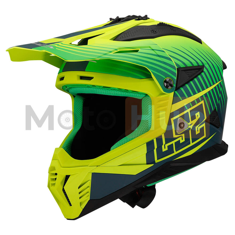 Kaciga LS2 Cross MX708 FAST II DUCK zelena XL