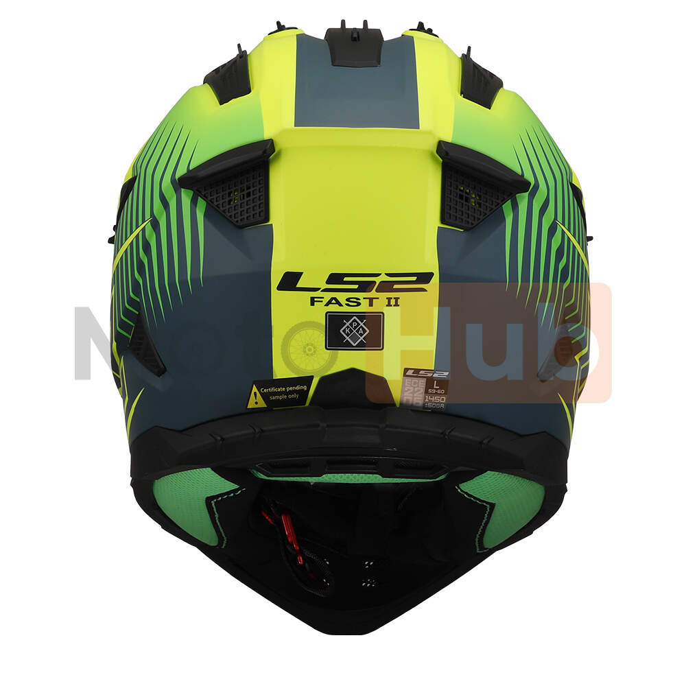 Kaciga ls2 cross mx708 fast ii duck zelena xl