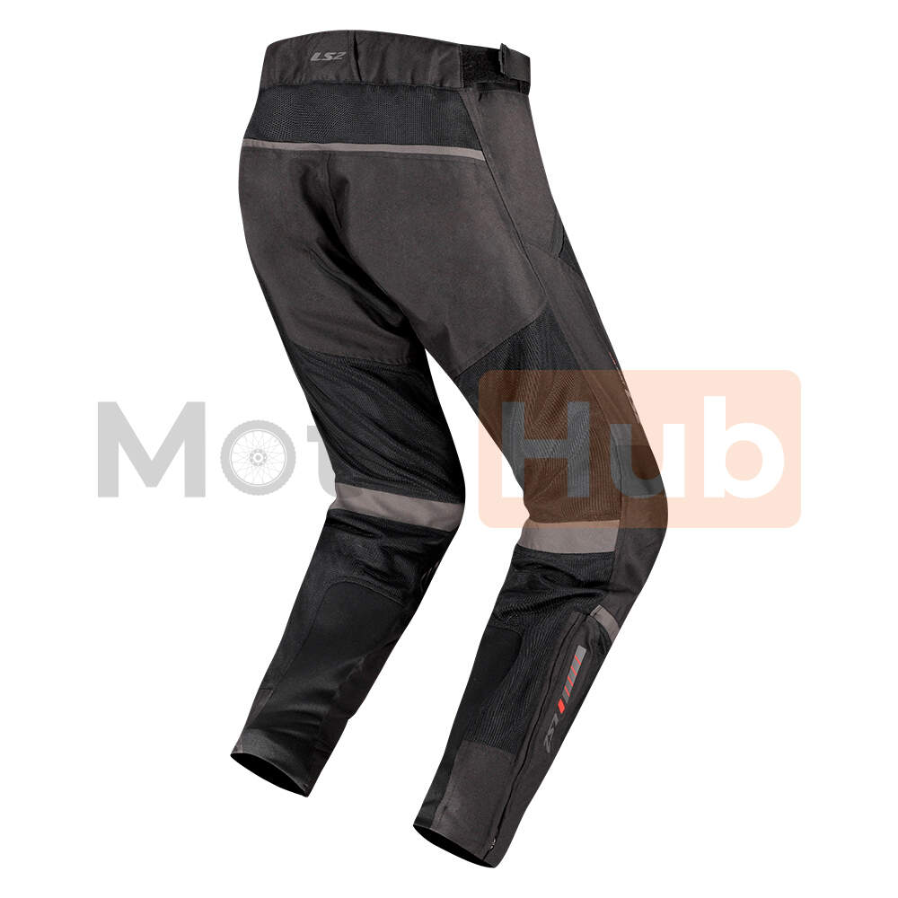 Pantalone ls2 como air muske crno tamno sive l