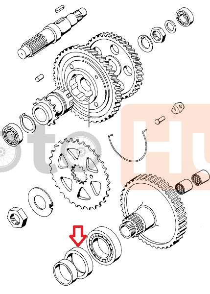 Oil seal 35x47x7 mm huber