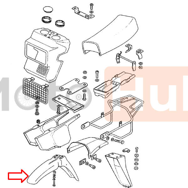 Blatobran prednji tomos atx50 ctx80