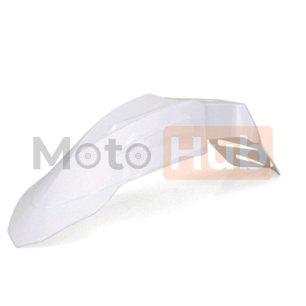 Front fender Motard white universal TNT