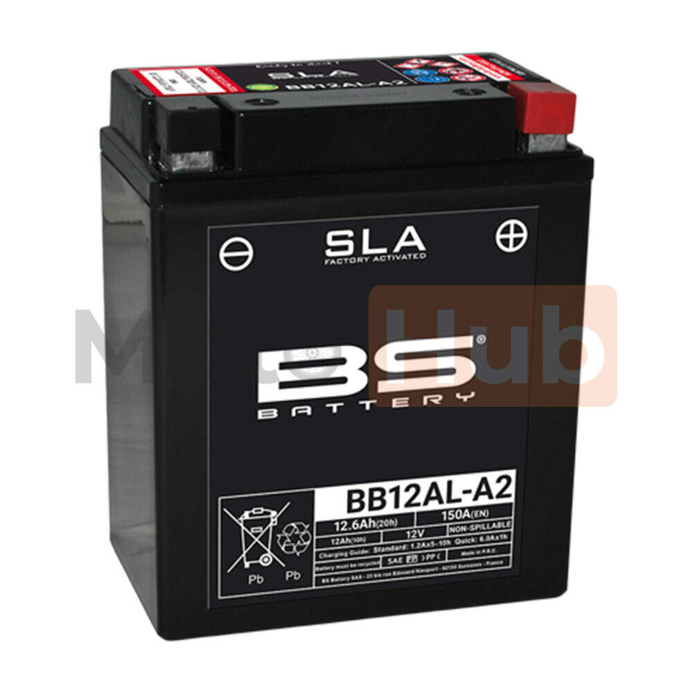 Akumulator BS 12V 12Ah SLA BB12AL-A2-FA desni plus (134x80x160)