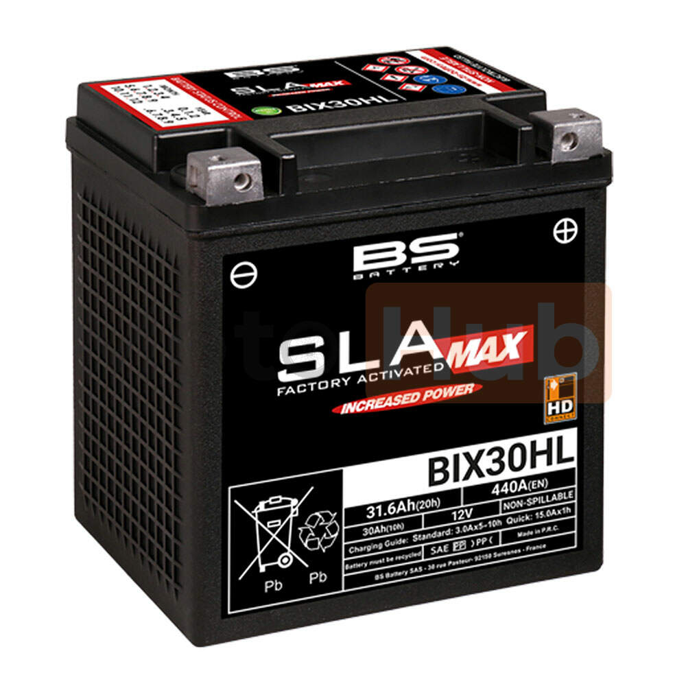 Akumulator BS 12V 31.6Ah gel  BIX30HL SLA MAX desni plus (166x130x175) 440A