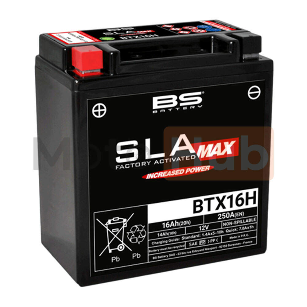 Akumulator BS 12V 14Ah gel BTX16H-FA levi plus (150x87x161) 250A SLA Max