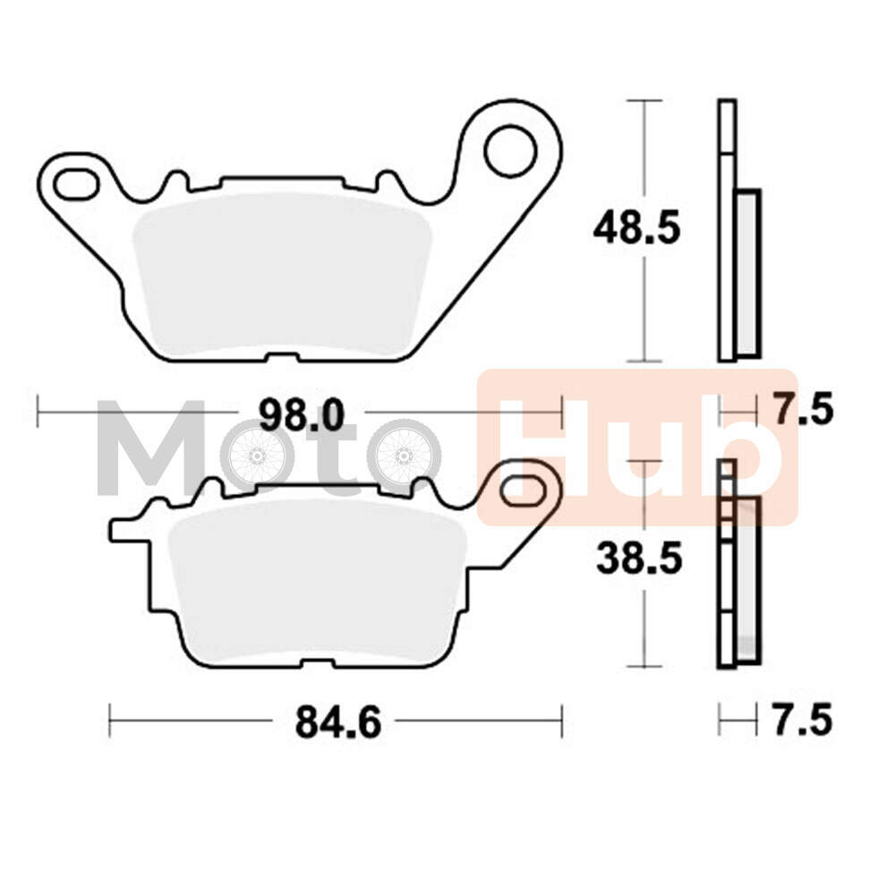 Disk plocice za motocikle TRW MCB892