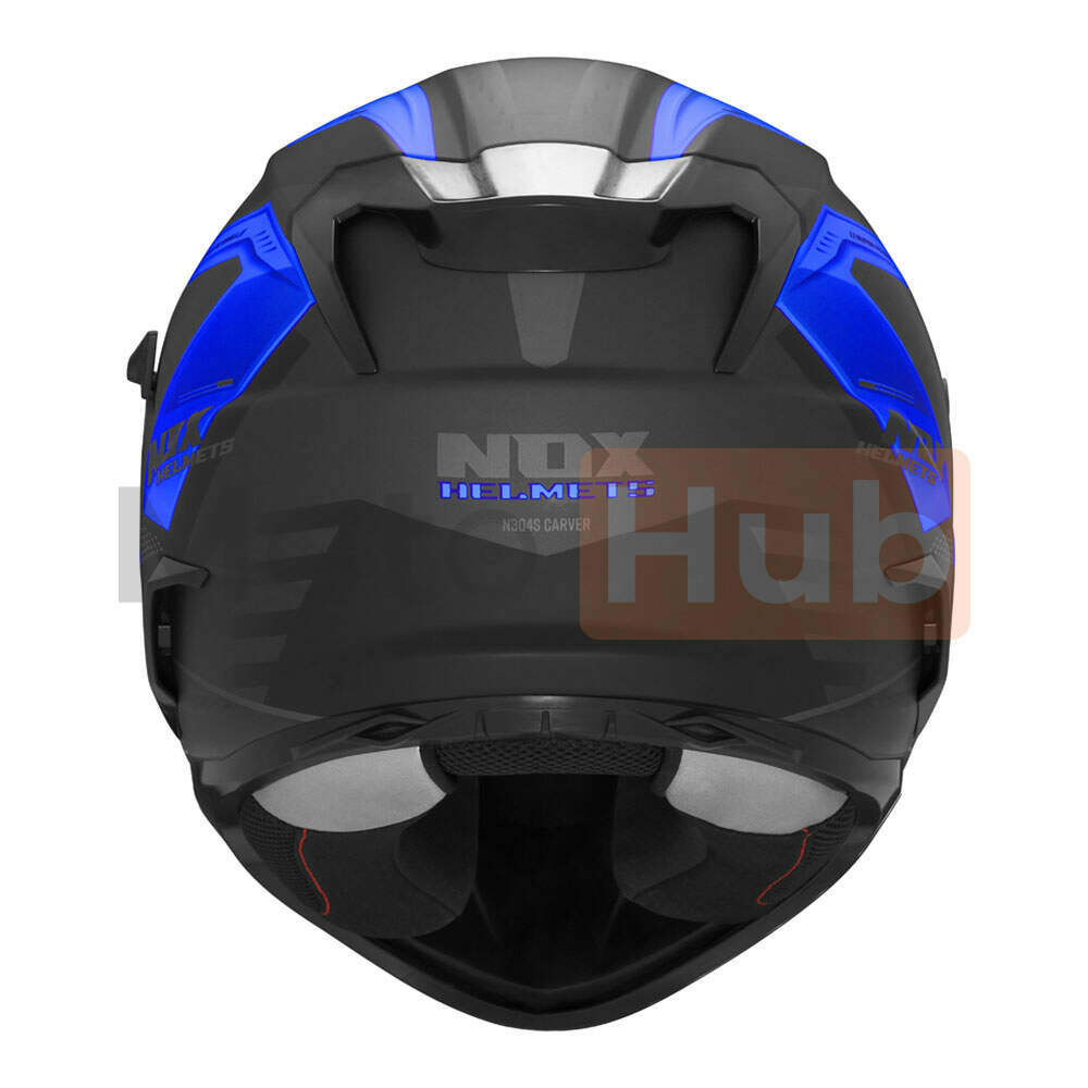 Kaciga nox full face sa naocarima n304 s carver matt black blue l