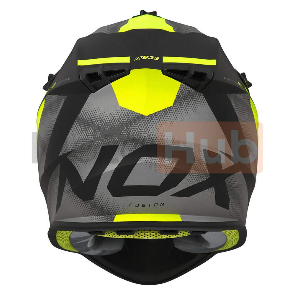 Kaciga nox cross n633 fusion mat crno zuta 2xl