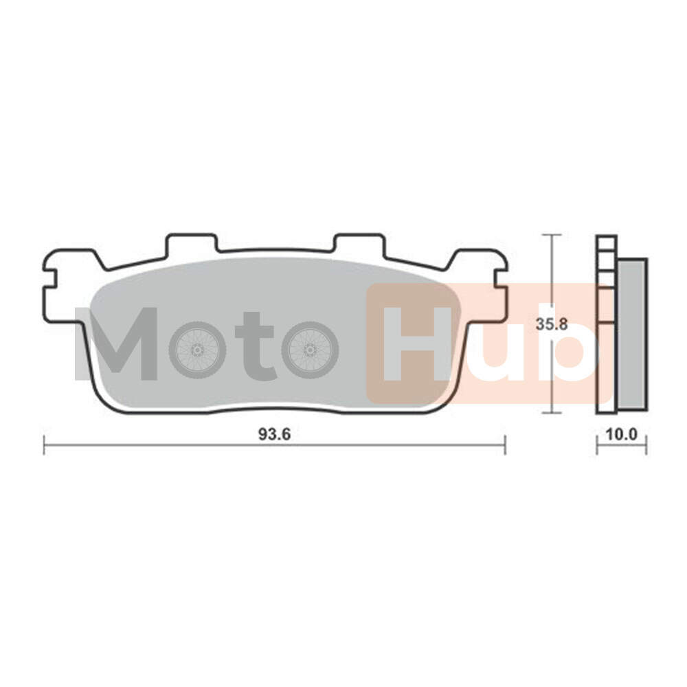 Disk plocice za motocikle S1008N ( SINTER ) 