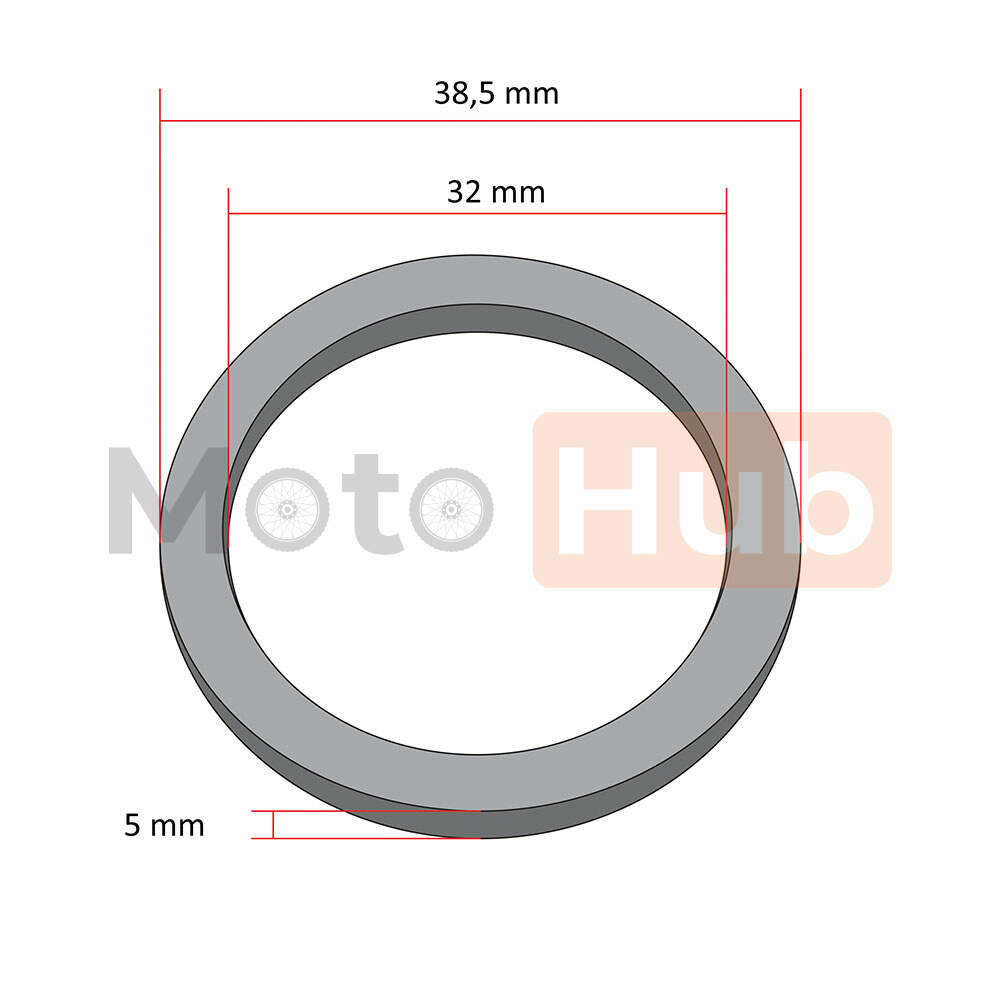 Exhaust gasket aprilia,yamaha,benelli,malaguti athena