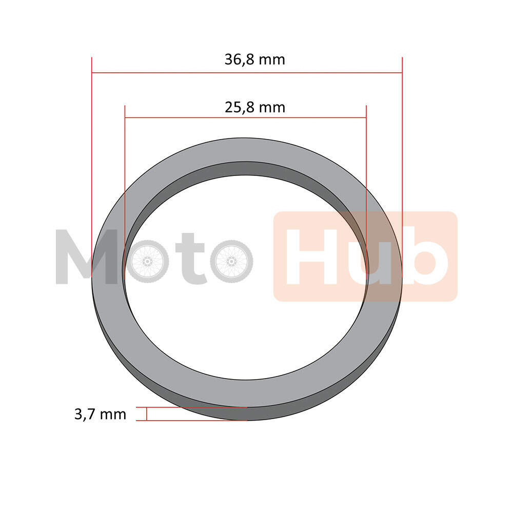 Dihtung auspuha prsten (25,8x36,8x3,7)  athena