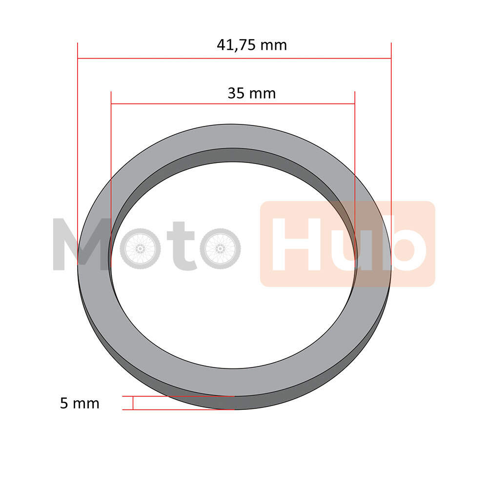 Exhaust gasket suzuki burgman 250/400 athena