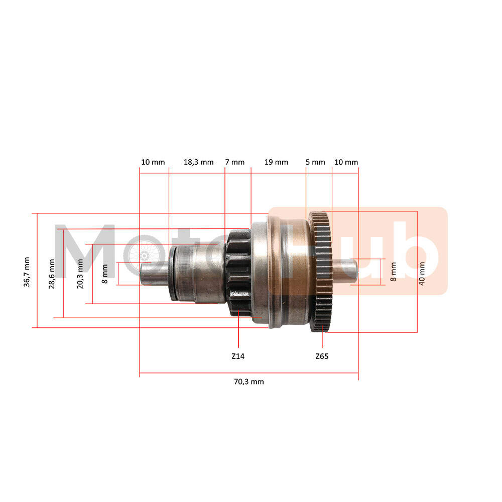 Bendiks kineski skuter gy6 50cc 4t cn