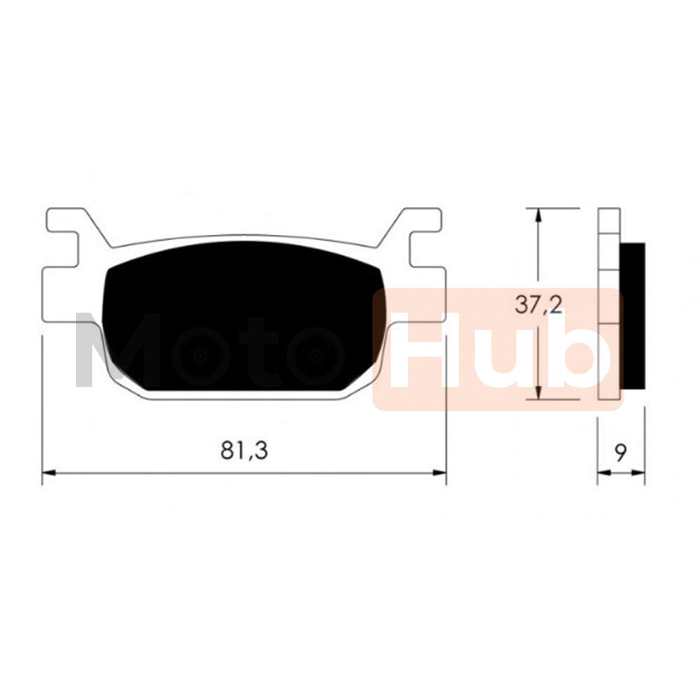 Brake pads Vicma P10774